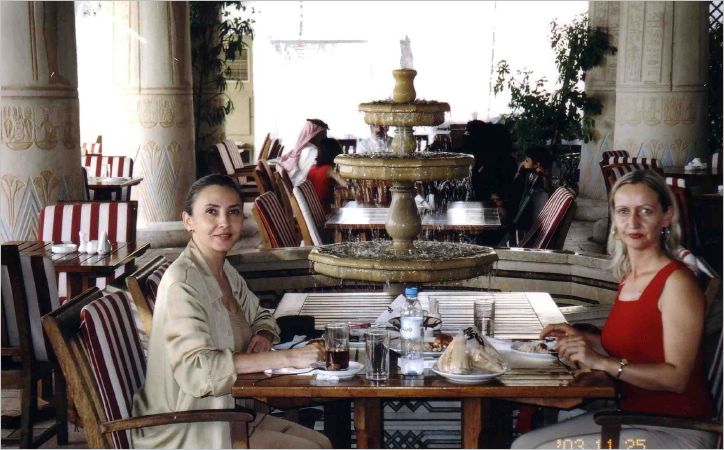 Ban Al Sadi i Aleksandra Gajic (avgust mjesec 2005 Dubai)