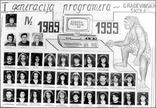 Gradjevinska Skola IV2 1989 99  (adresa za citavu sliku http://www.tipura.com/1260.jpg)