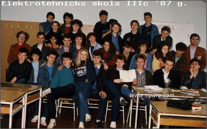 Elektro-Tehnicka skola IIIc 1987